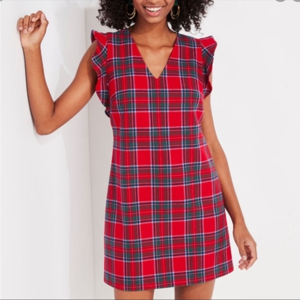 🎄🆕Vineyard Vines Tartan Shift Dress, Size 10🎄 - Picture 8 of 10
